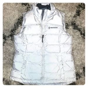 Free Country White Puffy Vest